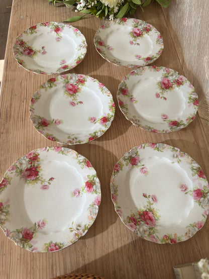 KPM German Floral Plates