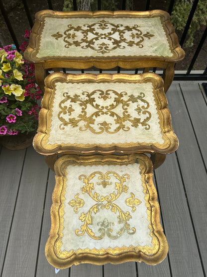 Italian Florentine Nesting Tables