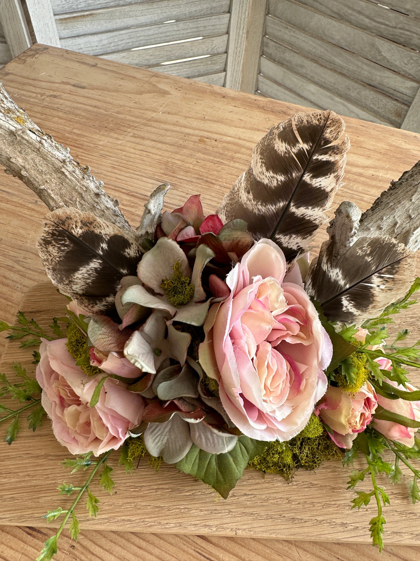 Floral Decorated Antlers