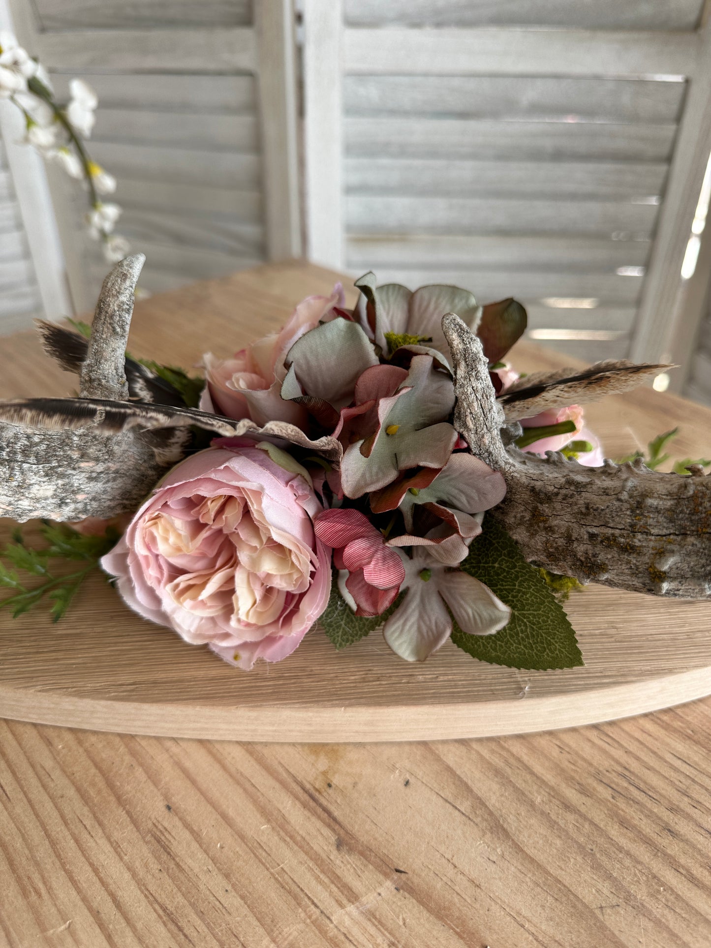 Floral Decorated Antlers