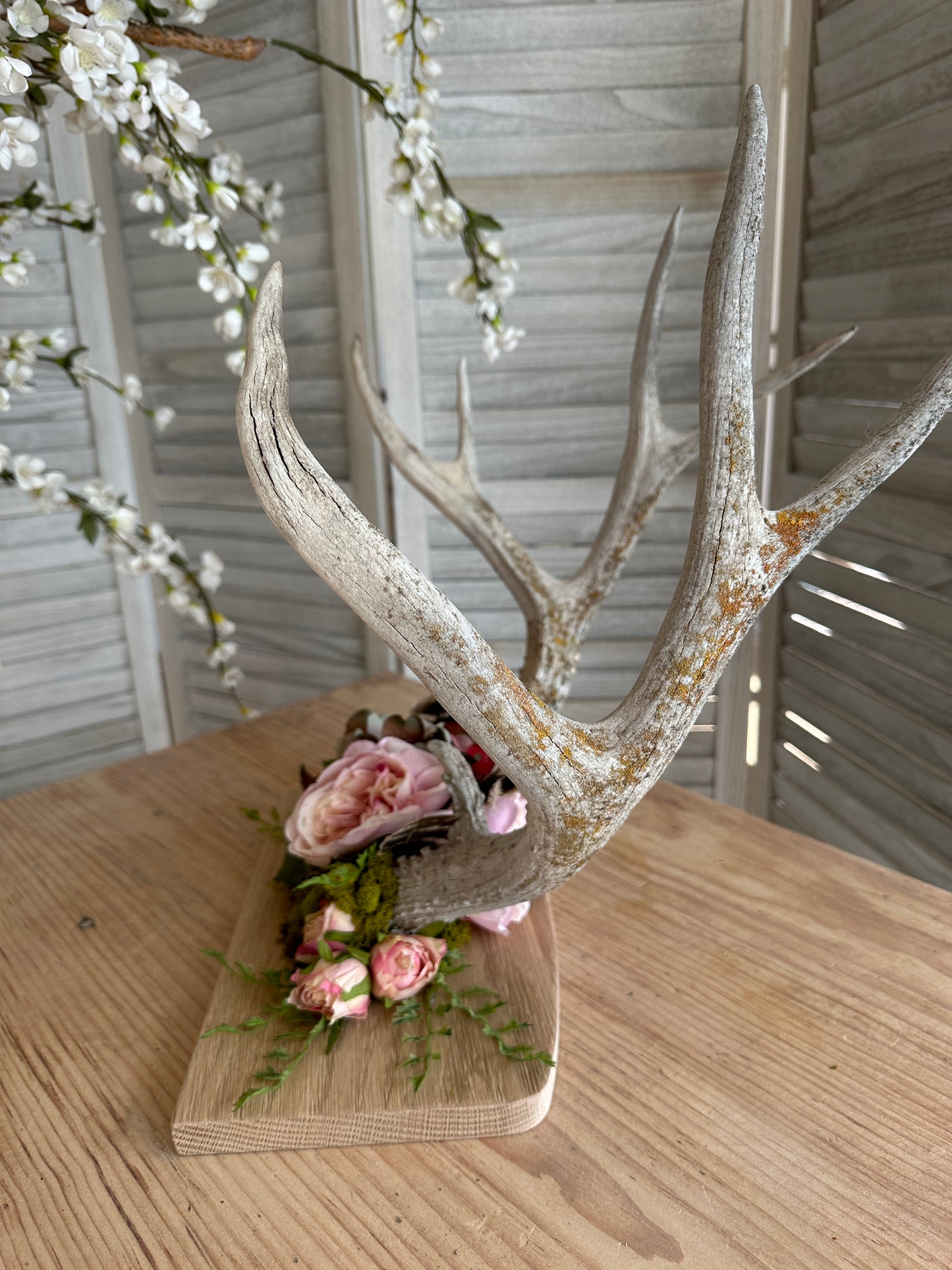 Floral Decorated Antlers