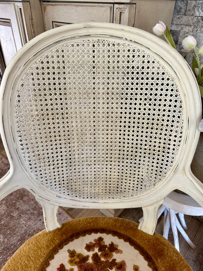 French Caned Armchair