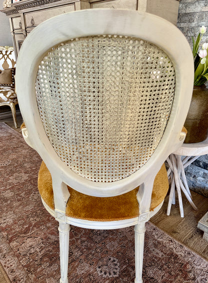 French Caned Armchair